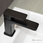 Quadra EURORAMA Black Matt Washbasin Mixer